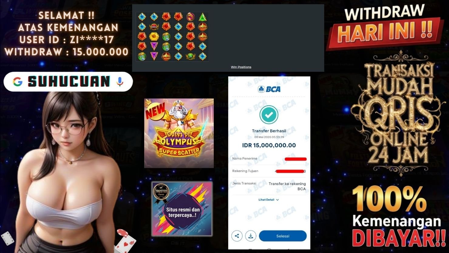 SUHUCUAN JACKPOT SLOT GATES OF OLYMPUS